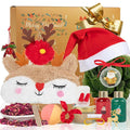 2025 Christmas Gifts for Women Mom - 16 Pcs Luxury Gift Box with Brooch and Cute Sleeping Mask, Bath and Body Spa Gift Set for Women｜Spa Set Bath Gift Idea for Female Friends