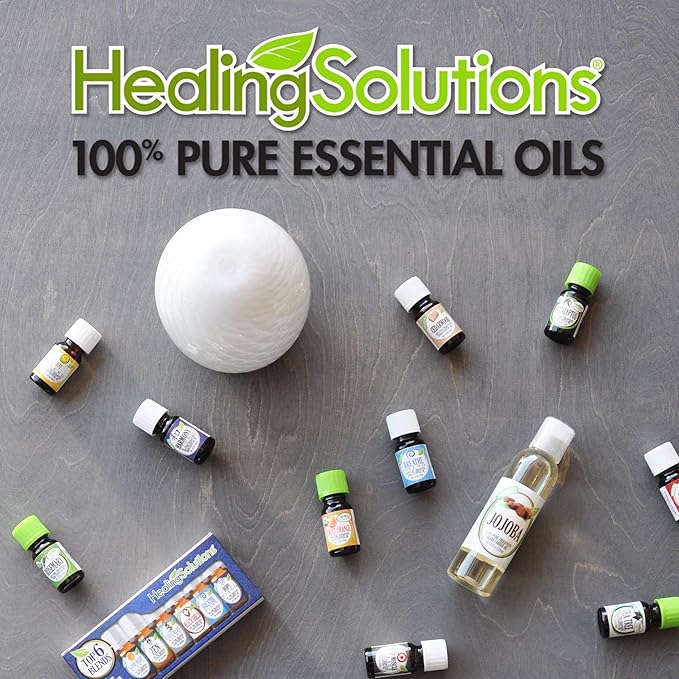 Healing Solutions Deep Muscle Relief Essential Oil - Organic Pure & Undiluted - 0.33 oz (10ml)