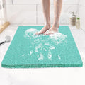 Joyhalo Shower Mats for Showers Anti Slip for Elderly, 24'' x 24'' Non Slip Bath Mat for Inside Shower, Bath Tub Mats for Bathroom Non Slip for Shower, PVC Loofah Bathroom Mats, Aqua