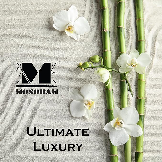 Mosobam Luxury Turkish 12pc XL Towel Set 35X70 16X30 13X13 Light Grey (Gray) 700 GSM Bamboo Viscose & Aegean Turkish Combed Cotton
