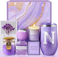 Birthday Gifts for Women - Relaxing Spa Gift Basket Set, Gifts for Women Who Have Everything, Christmas, Valentine's Day, Mothers Day Gifts, Galentines Day Gifts, Gifts for Mom Best Friend Grandma (N)