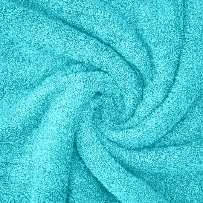 DAN RIVER 2 Pack Luxury Bath Sheets 35x70, 600 GSM, Soft & Quick Dry 100% Ring Spun Cotton Towels Ideal for Hotels, Spas, Gyms & Salons Extra Large, Turquoise
