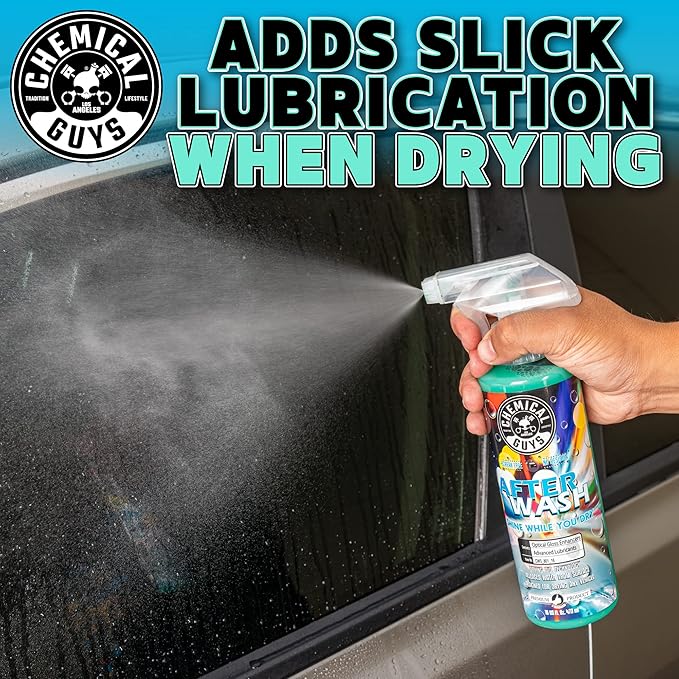 Chemical Guys CWS_801 After Wash Sprayable Gloss Boosting Car Wash Drying Aid (Helps Reduce Water Spots), 128 fl oz (1 Gallon)