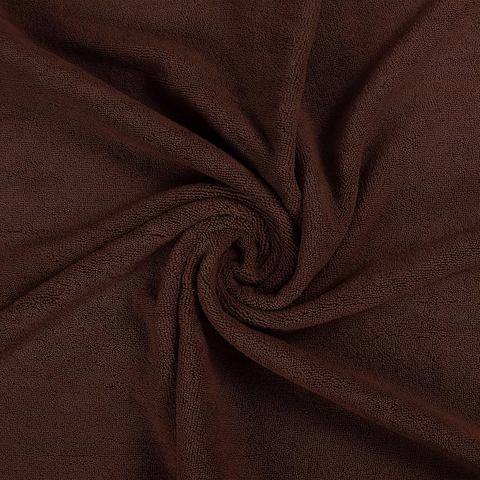Utopia Towels 4 Pack Premium Bath Towels Set, 27 by 54 Inches, 100% Ring Spun Cotton 600GSM, Lightweight and Highly Absorbent Quick Drying Towels, Perfect for Daily Use, Dark Brown