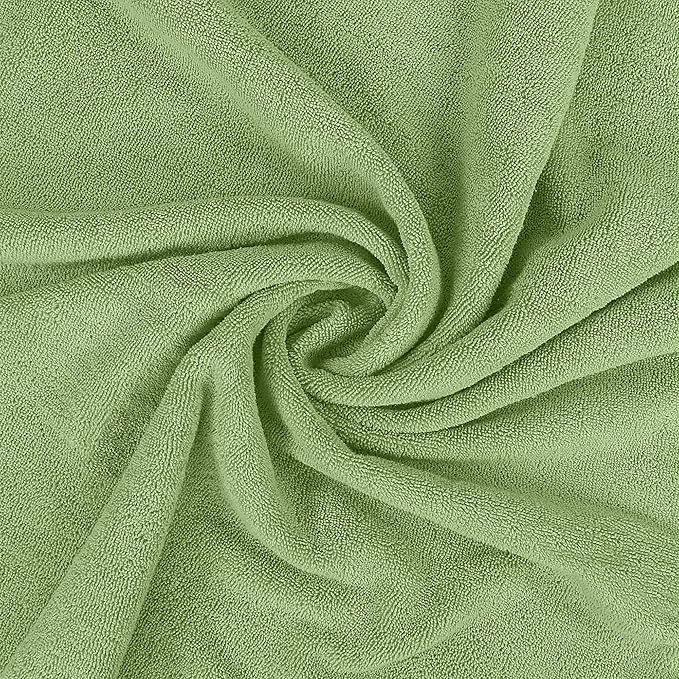 Utopia Towels Luxurious Jumbo Bath Sheet 2 Piece, 600 GSM, 35 by 70 Inches, 100% Ring Spun Cotton, Highly Absorbent and Quick Dry Extra Large Bath Towel, Super Soft Towel, Sage Green